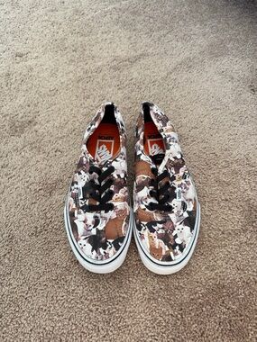 Vans Low-Top Canvas Sneakers - Brown, Black, White